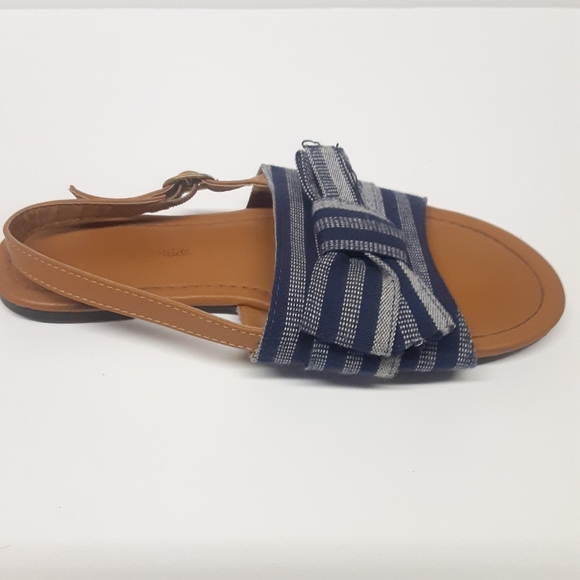 Girls Restricted Kids bow summer sandals sz 3 tan - Picture 8 of 10